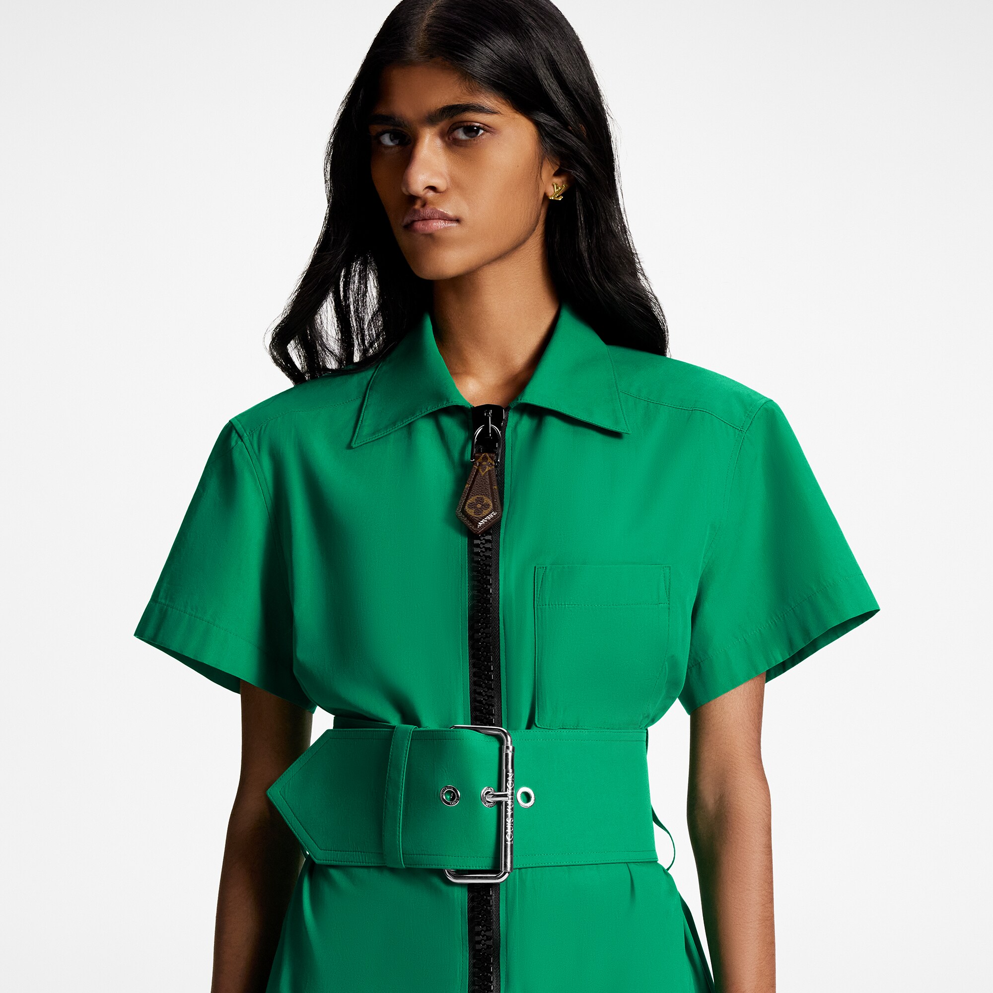 Oversized Belt Shirt Dress Ready To Wear Louis Vuitton